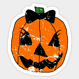 Cute Halloween Pumpkin Girl Face Hydroflask Water Flask Gifts Sticker Mug Shirt Sticker